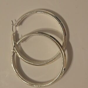 Wide Hoop Earrings
